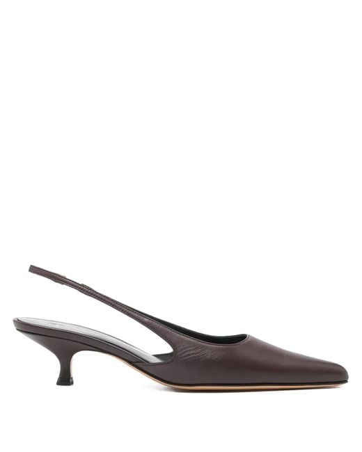 Eraldo Brown Escarpins Pointus À Bride Arrière 40 Mm