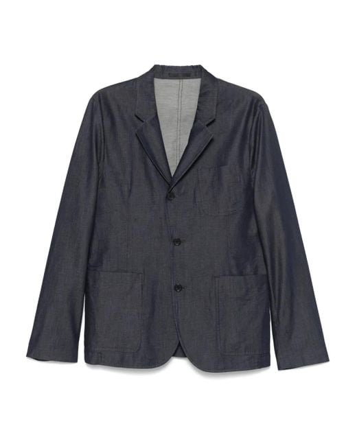 Paul Smith Blue Denim Blazer for men