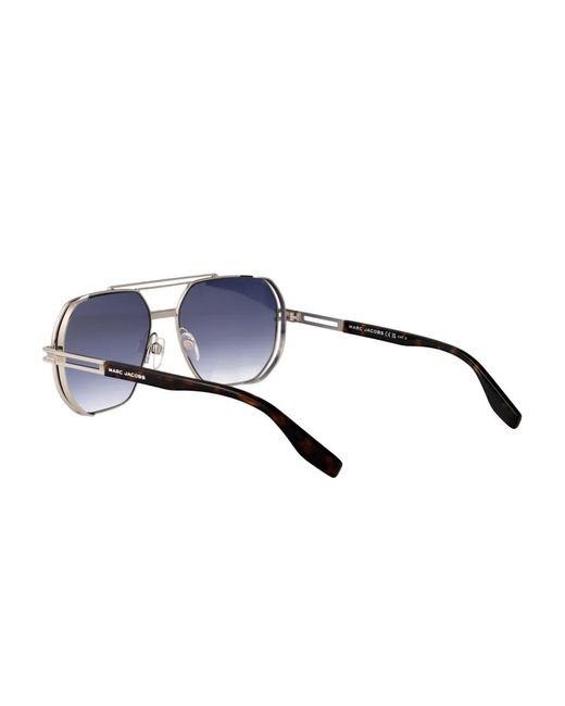 Marc Jacobs Blue Geometric-Frame Sunglasses for men