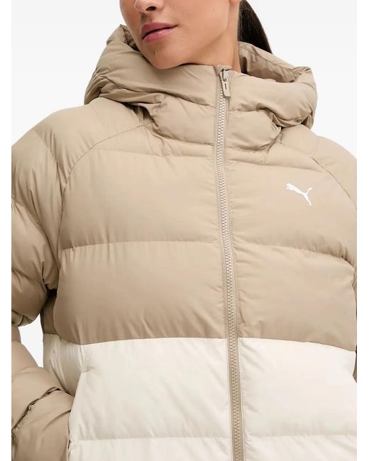 PUMA Natural Hooded Color-Block Jacket