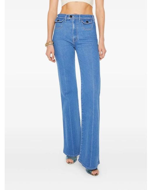 Jean Pocketbook Hustler Roller Heel Mother en coloris Blue
