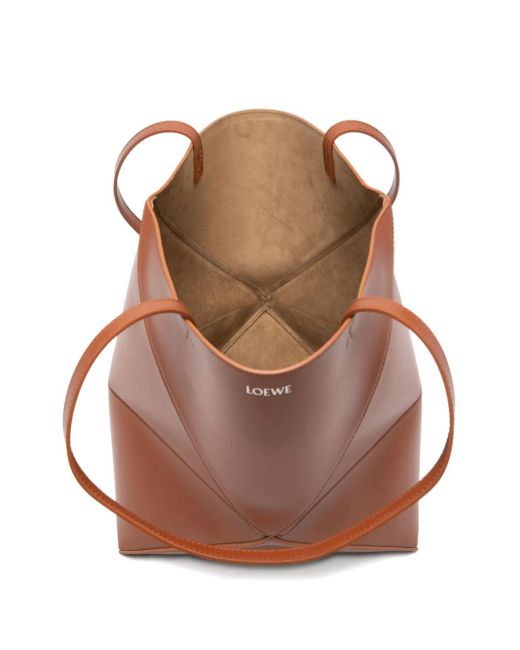 Loewe Brown Medium Puzzle Fold Shoulder Bag