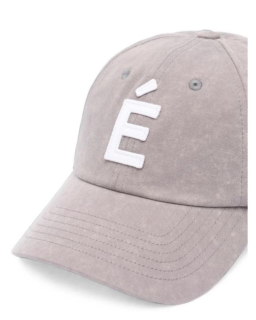 Etudes Studio Gray Booster Patch Baseball Cap