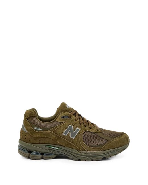 New Balance Green 2002R Panelled Sneakers