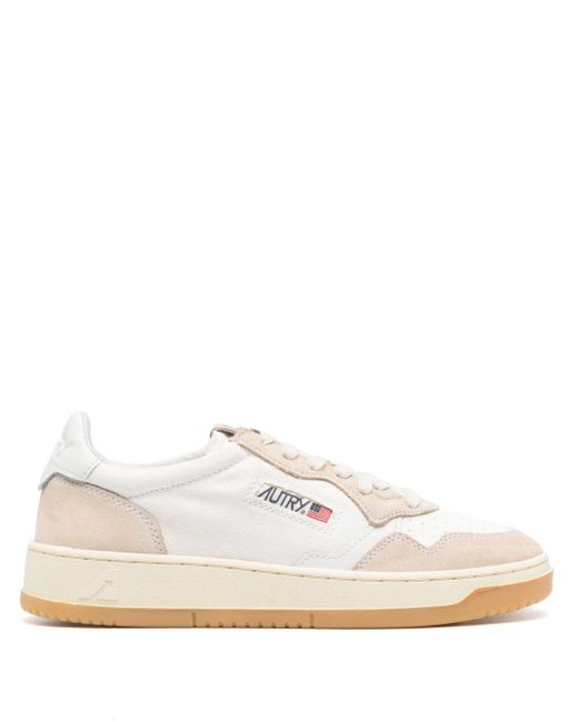 Autry White Medalist Low-top Sneakers