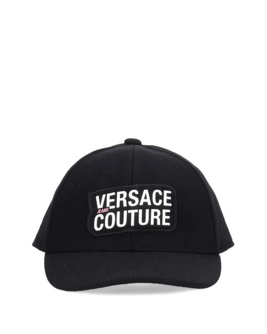 Versace Jeans Couture Baseballkappe Mit Logo-Patch in Black für Herren