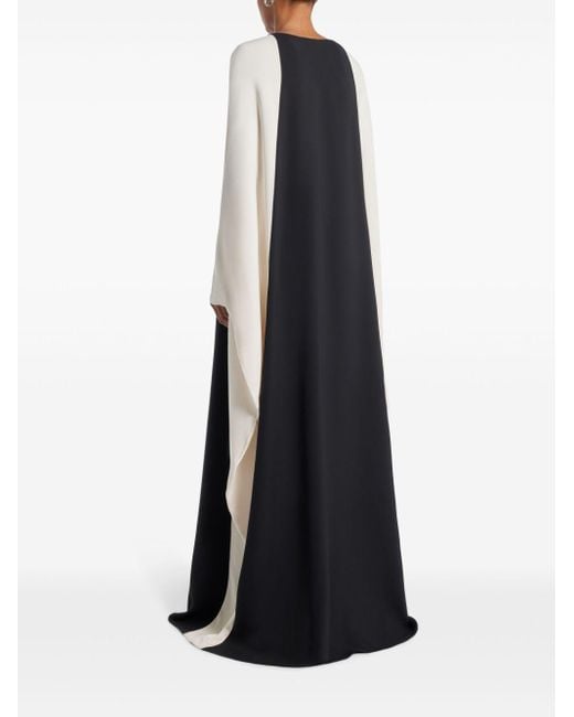 Tom Ford Black Colour-block Kaftan Gown