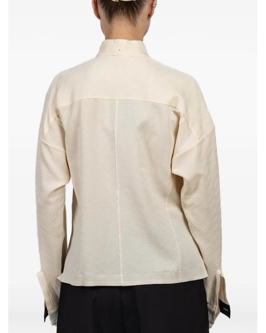 Ibrigu Natural Concealed-Fastening Shirt