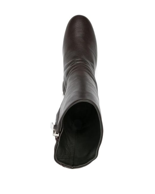 Officine Creative Black 55Mm Leather Ankle Boots