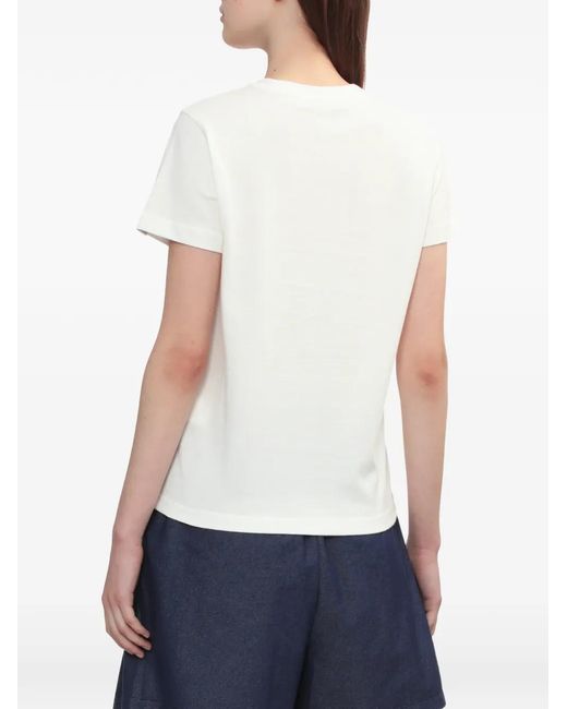 A Bathing Ape White Heart Logo T-Shirt