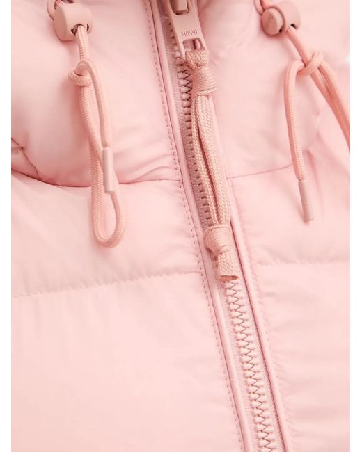 Marc O' Polo Red Hooded Puffer Jacket