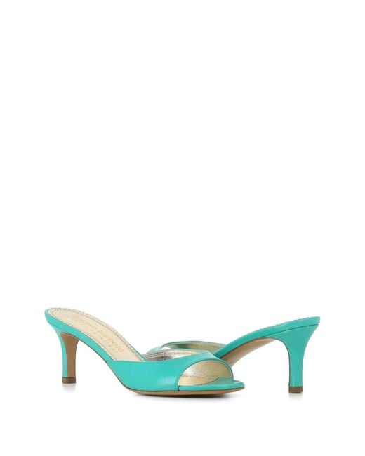Antonio Barbato Maestri Veneziani Green Leather Sandals