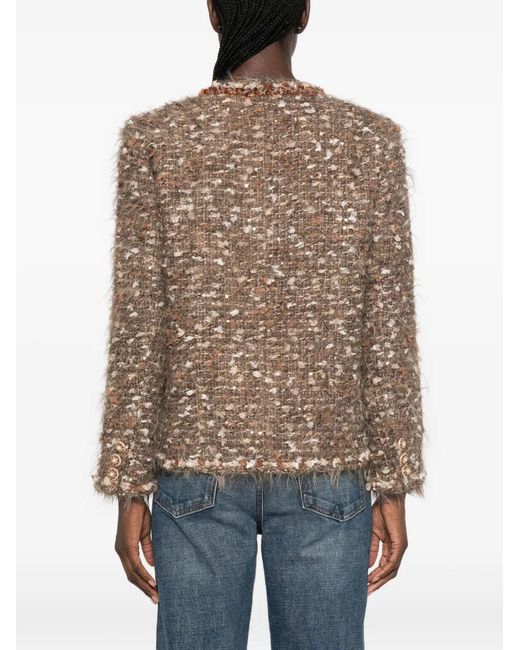 MINIME Brown Sequin-Embellished Jacket