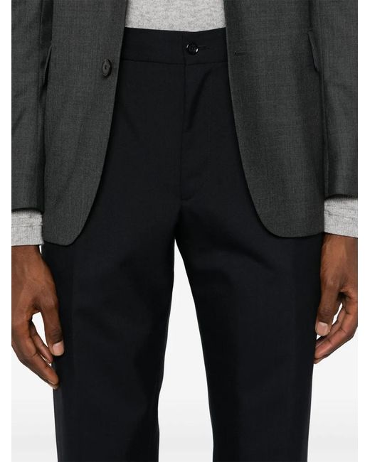Fursac Black Tailored Trousers for men