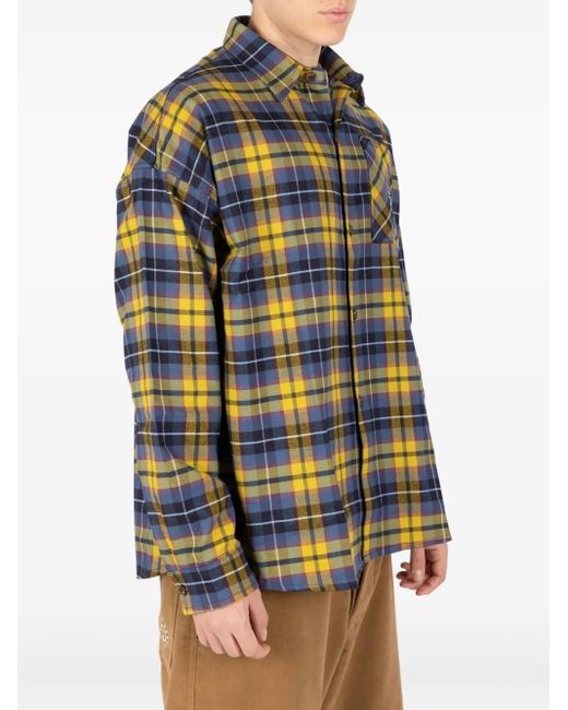 Chemise Over Sunny À Carreaux Societe Anonyme en coloris Gray