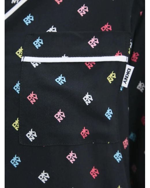 DKNY ロゴ パジャマ Black
