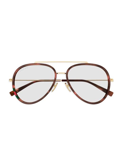 Gucci Brown Gg1981S Double-Bridge Sunglasses
