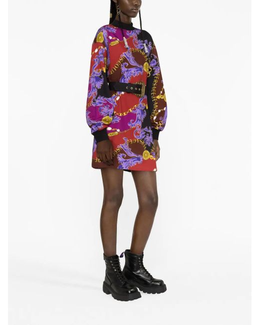 Versace Jeans Couture Multicolor Couture Dresses