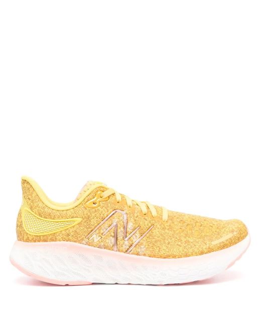 New Balance Yellow Fresh Foam Lace-Up Sneakers