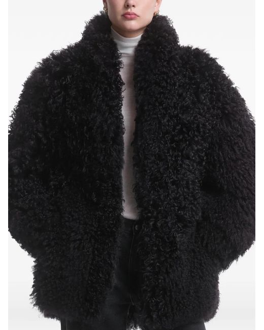 Nour Hammour Black Amara Collarless Jacket