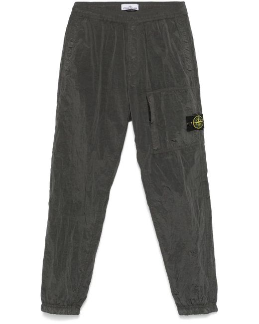 Stone Island Hose Mit Kompass-Patch in Gray für Herren
