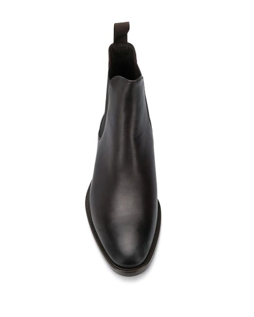 Scarosso Black Chelsea Boots for men