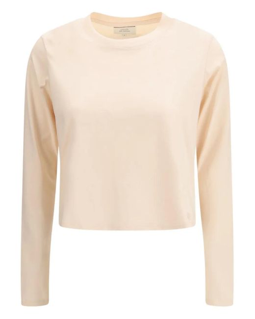 Loulou de Saison Natural Masal Long-Sleeve Round-Neck T-Shirt
