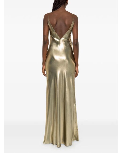 Galvan Metallic Galvanized Slip Gown