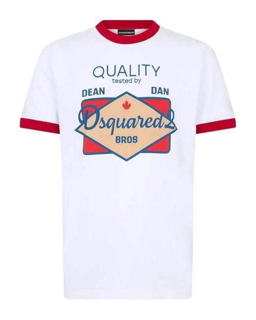 DSquared² White T-Shirts And Polos for men