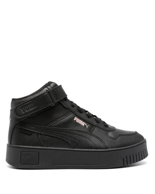 PUMA Black Carina Street Ankle-Length Sneakers