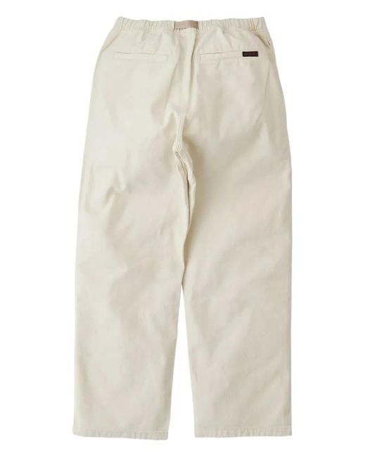 Gramicci White Belted-Waist Performance Trousers for men