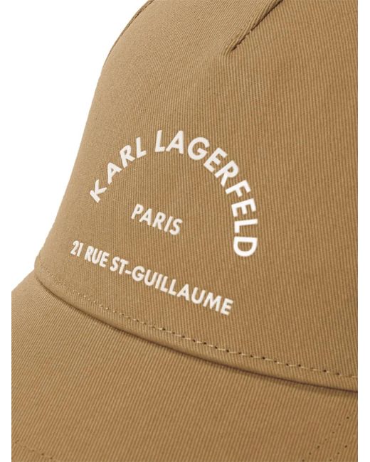 Karl Lagerfeld Natural Rue St-Guillaume Baseball Cap