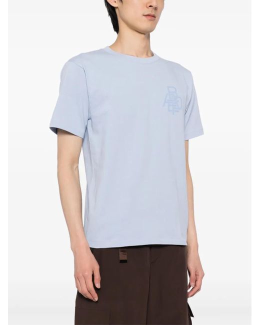 メンズ A Bathing Ape ロゴ Tシャツ Blue