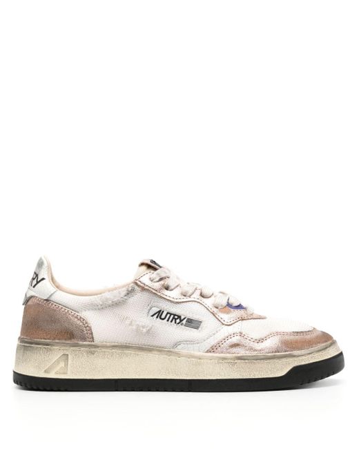 Autry White Medallist Low-top Sneakers