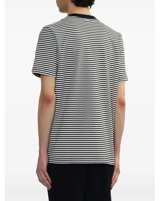 メンズ Fred Perry ストライプ Tシャツ Blue
