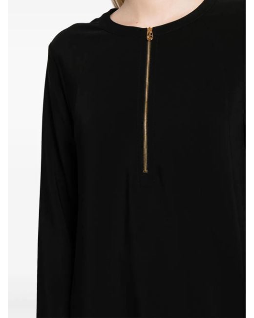 Stella McCartney Black Iconic Half-Zip Jumper