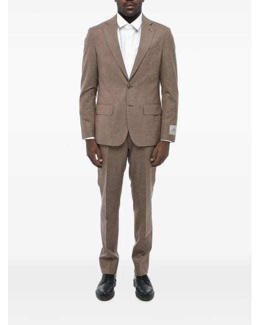 Corneliani Natural Single-Breasted Suit for men