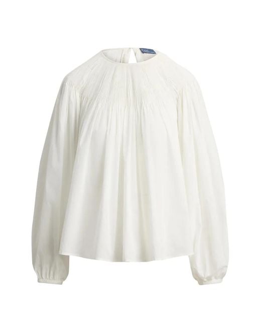 Polo Ralph Lauren White Pintucked Shirt
