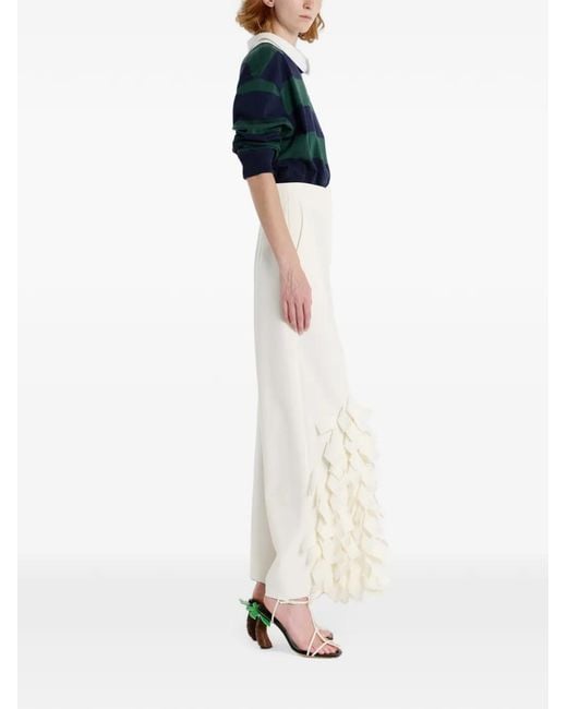 Pantalones Con Detalle Rectangular A.W.A.K.E. MODE de color White