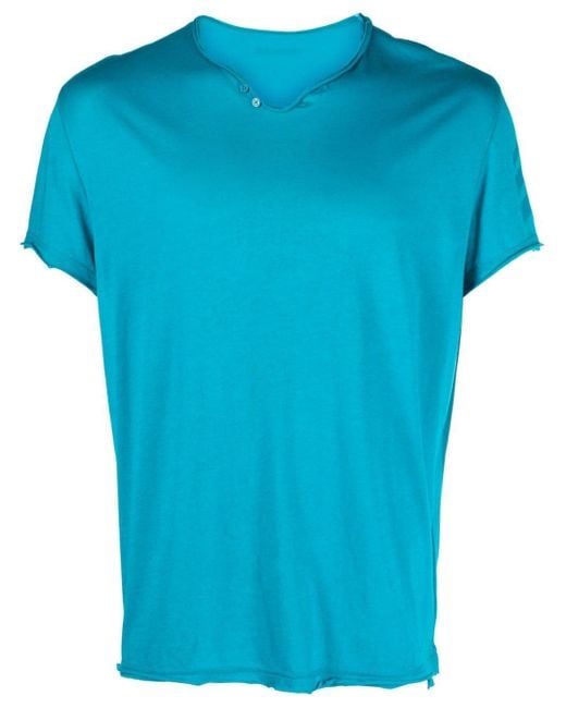 Zadig & Voltaire Blue Monastir Arrows-print Organic Cotton T-shirt for men