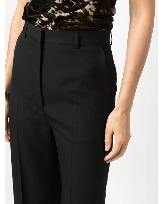 Acne Cropped Broek in het Black