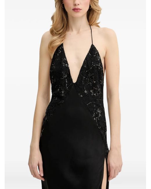 Bardot Black Rosella Lace Sequin Dress