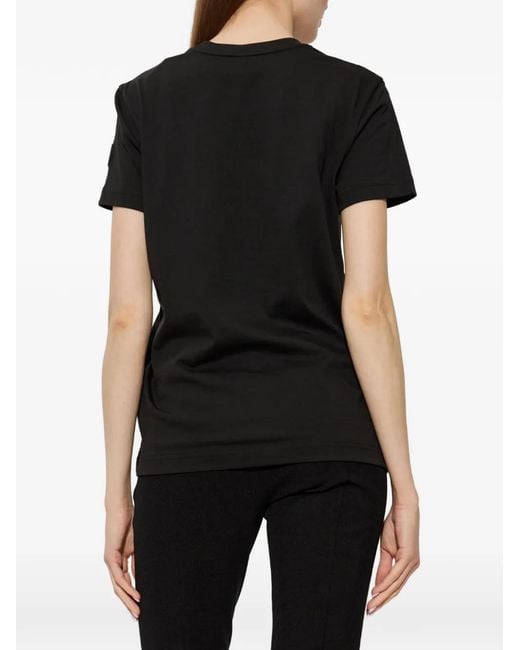 Moncler Black Logo-Print Short-Sleeve T-Shirt