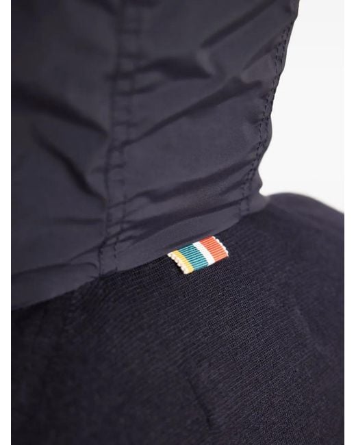 Orlebar Brown Blue Hooded Quilted Jacket for men