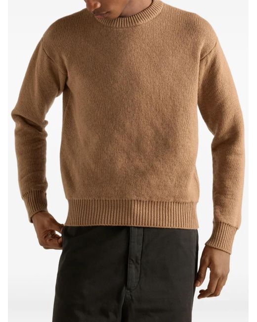 Jersey con cuello redondo Prada de hombre de color Natural