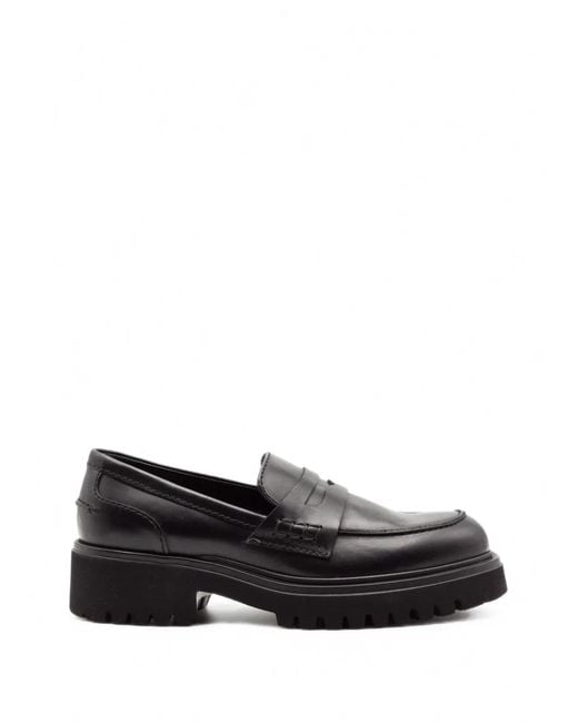 Guglielmo Rotta Black Lug-Sole Platform Loafers