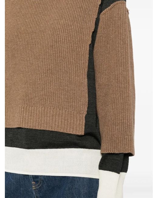 Undercover Brown Wool Blend Jumper