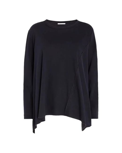 High Blue Asymmetric Long-Sleeved T-Shirt