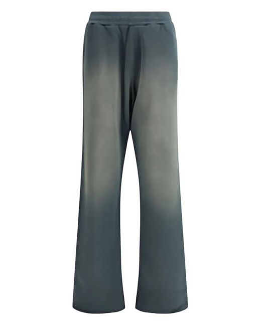 Golden Goose Deluxe Brand Gray Cotton Wide-Leg Sweatpants