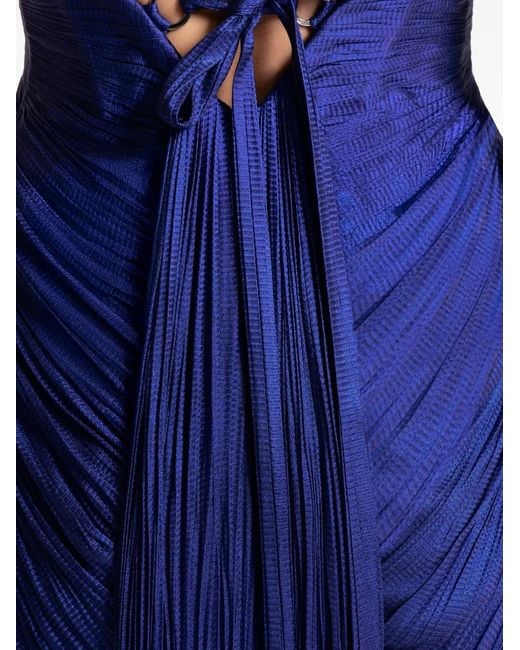 Maria Lucia Hohan Purple Stephanie Kleid Mit Cut-Out